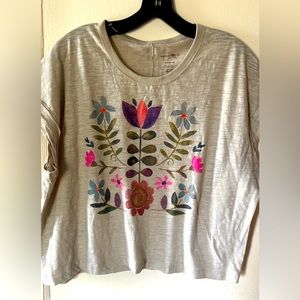 Crop top floral design